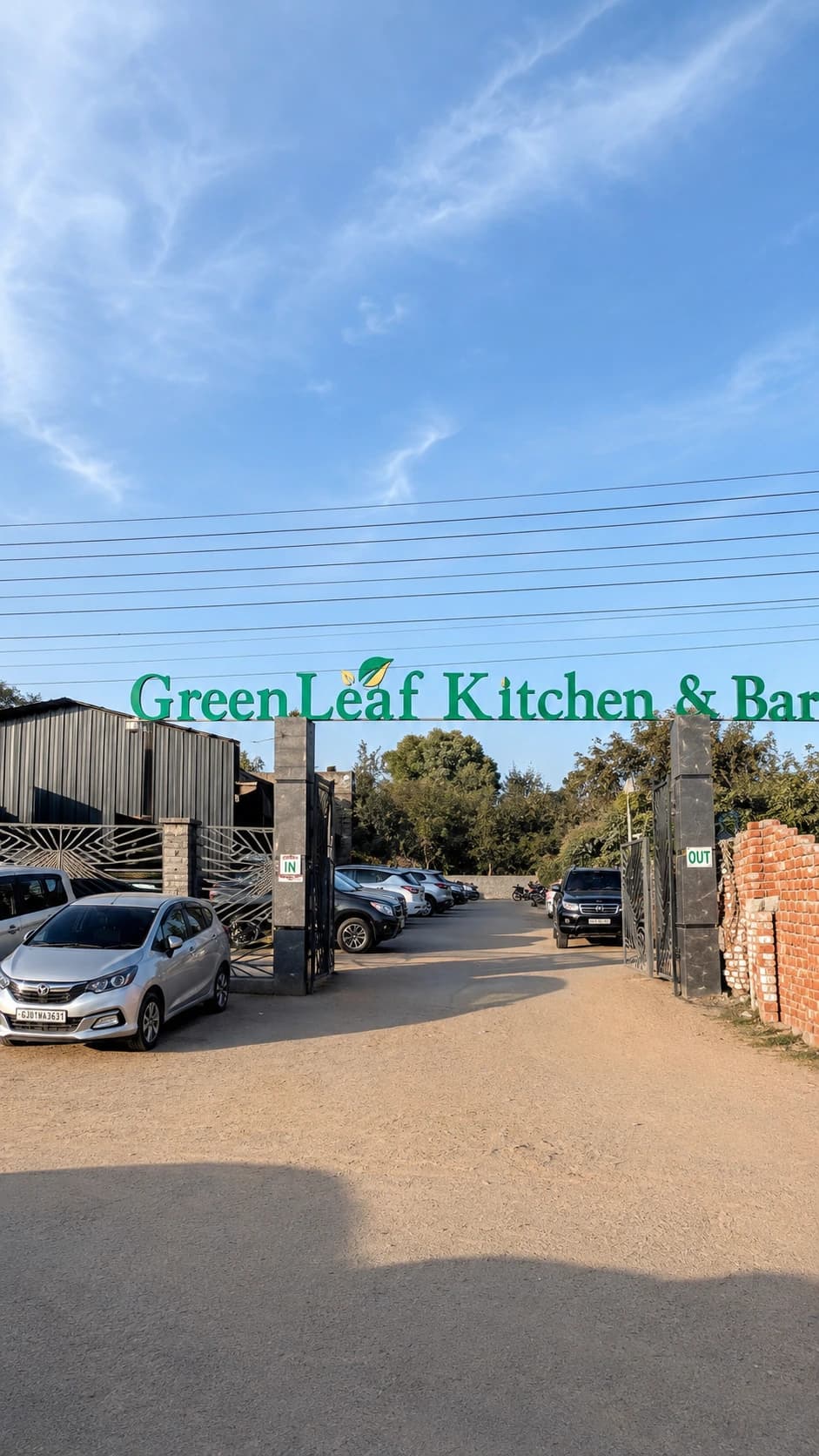 Sunny GreenLeaf Kitchen and Bar entrance exterior